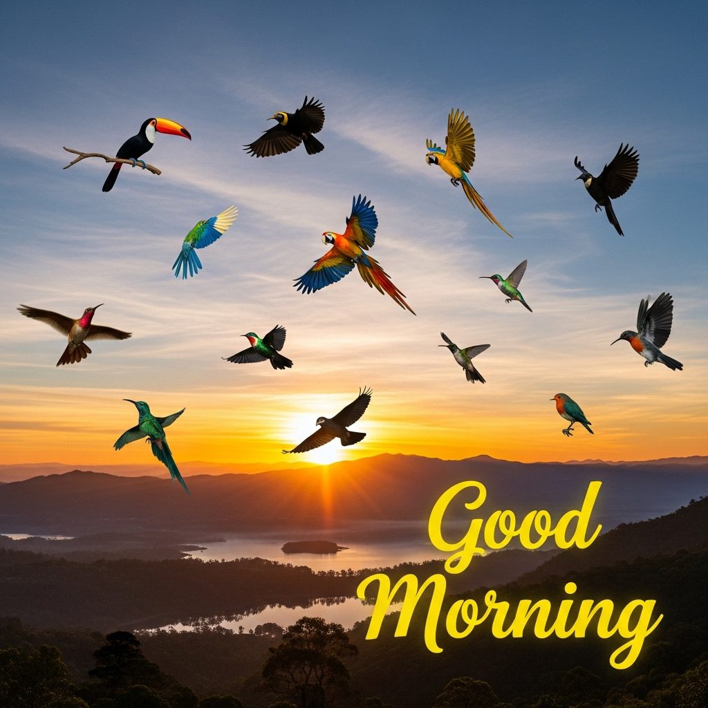 good morning bird images