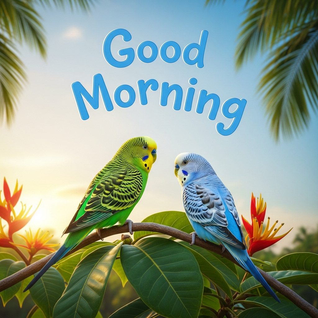 good morning bird images