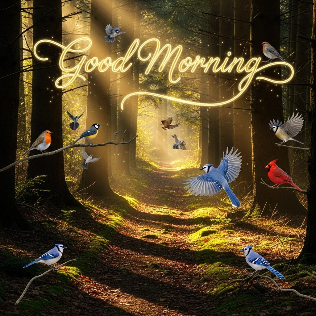 good morning bird images