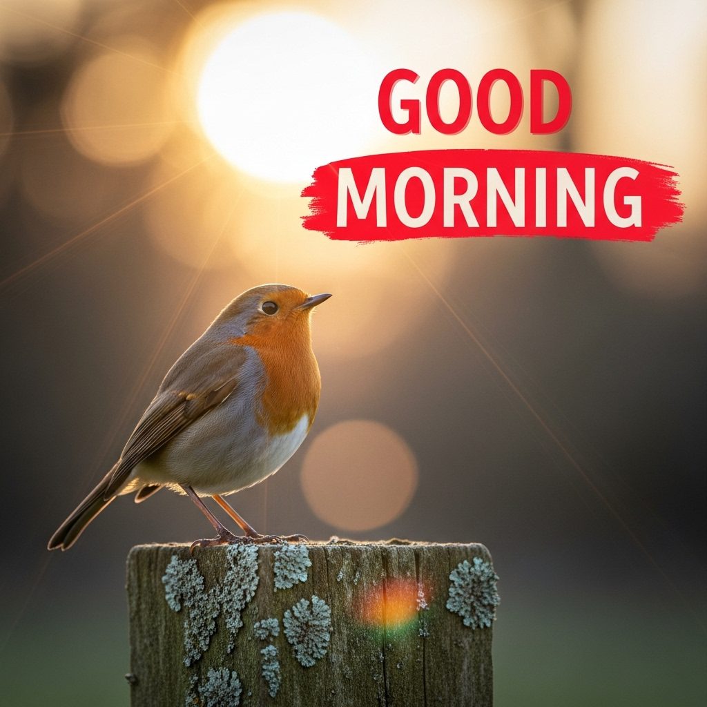 good morning bird images