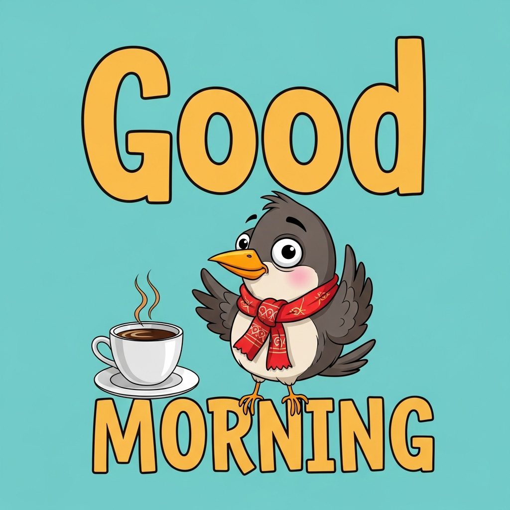 good morning bird images