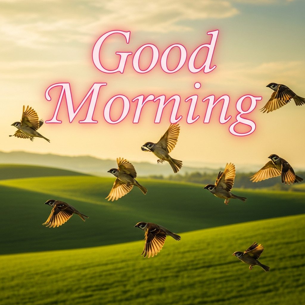good morning bird images