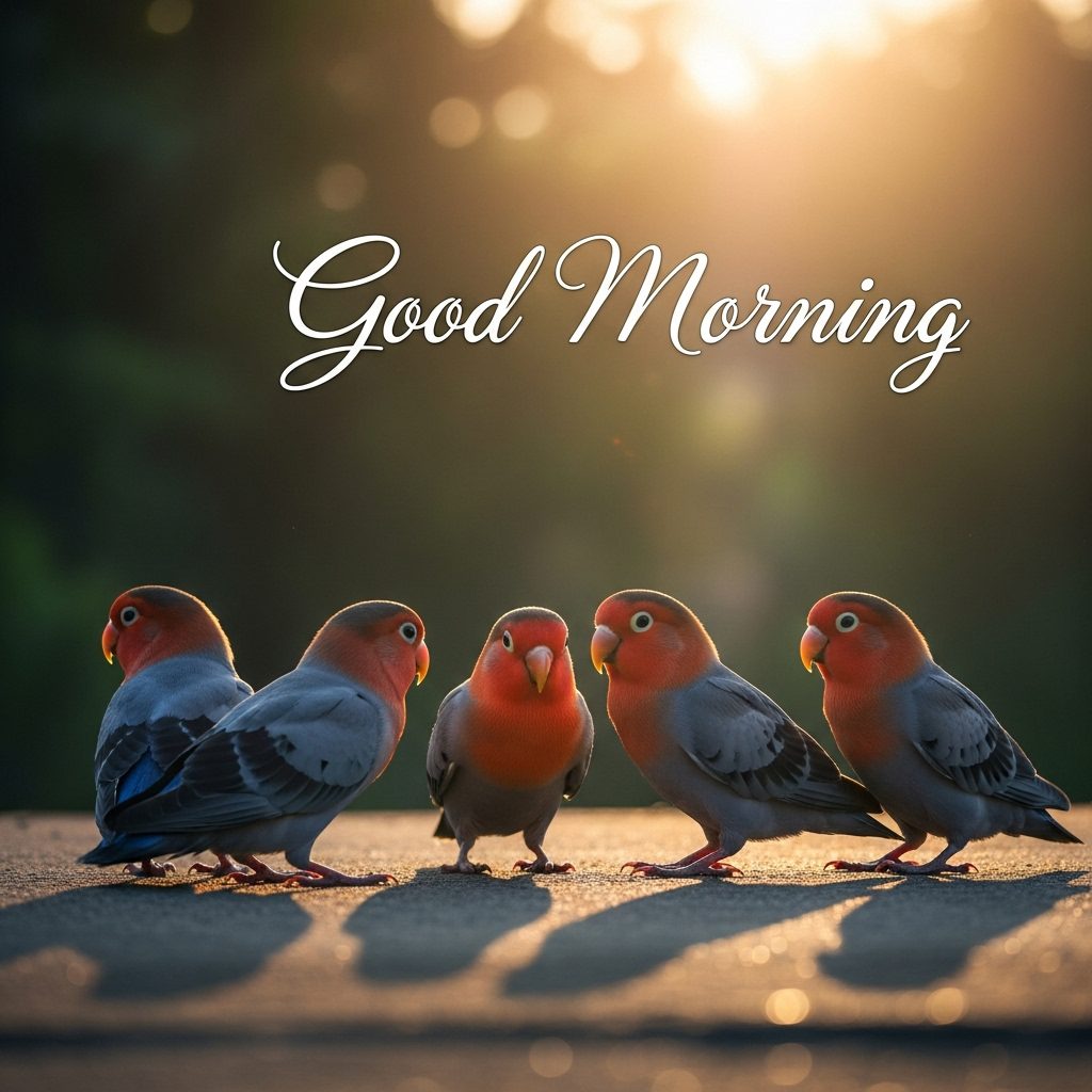 good morning bird images