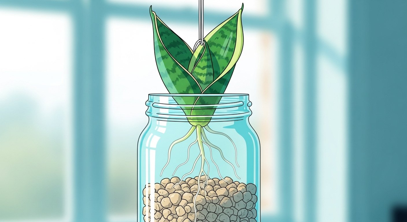 Snake Plant Propagation in Perlite