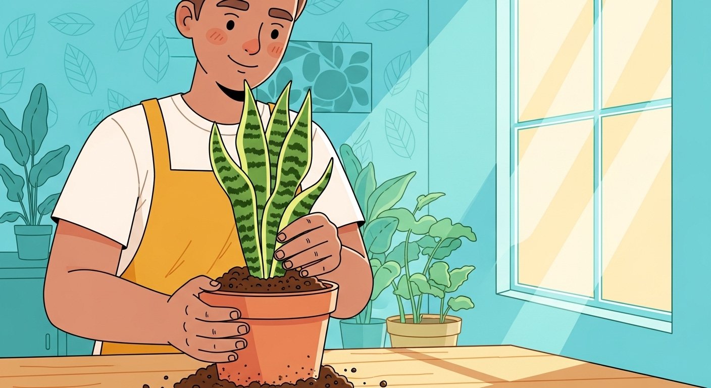 Snake Plant Propagation in Soil