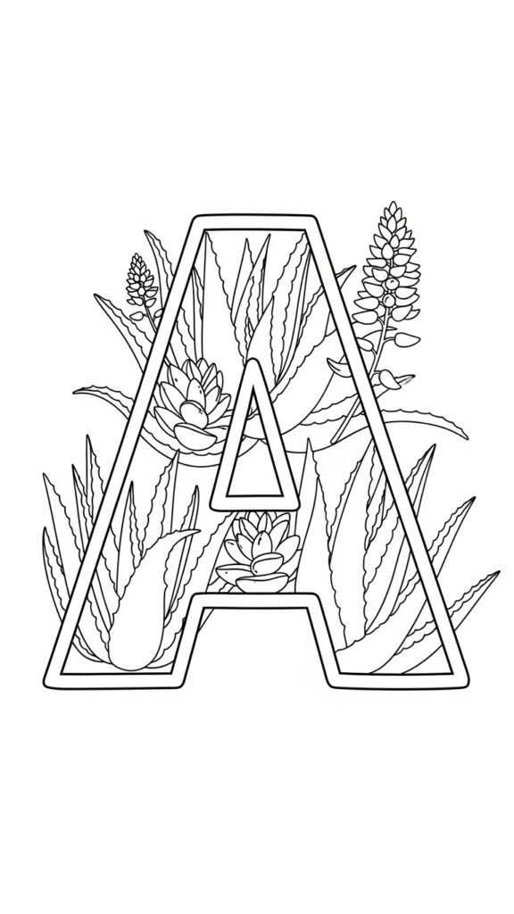 Houseplant Coloring Pages Printable